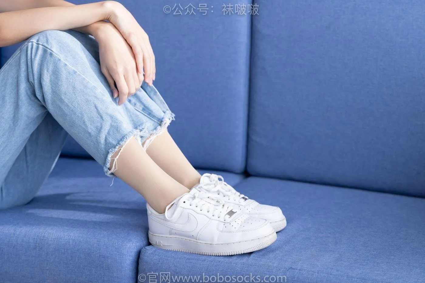 [BoBoSocks袜啵啵]NO.034 瑶瑶-空军一号板鞋、特旧厚肉丝 [131P]插图8